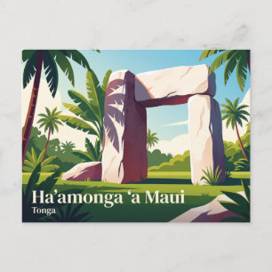 Ha'amonga 'a Maui Tonga Briefkaart