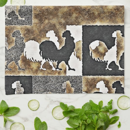 Haan #2 - Keuken Handdoek (Gevouwen)