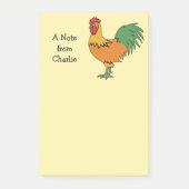 Haan aangepaste Post-It notities Post-it® Notes (Voorkant)