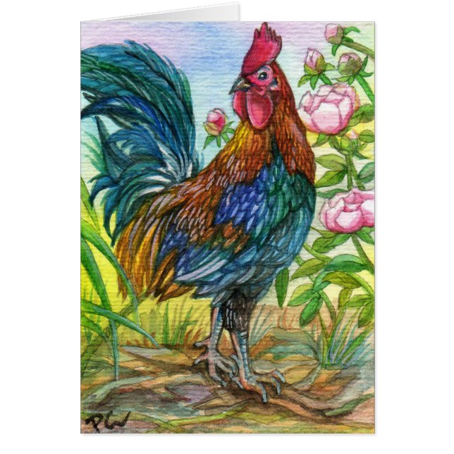 Haan bij de tuin (Voorkant)