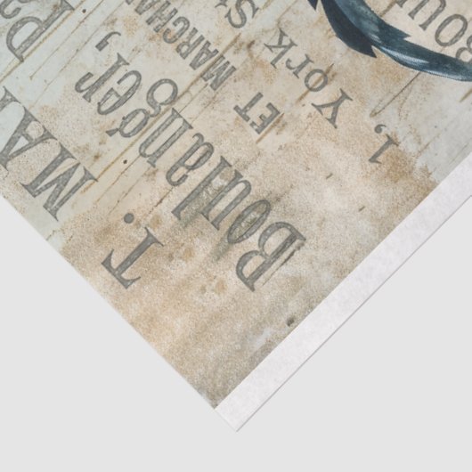  Haan, Bloemen en Ephemera Decoupage Tissuepapier (Detail)