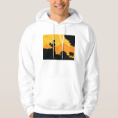 Haan Boerderij Landschap Mannen Hoodie (Voorkant)