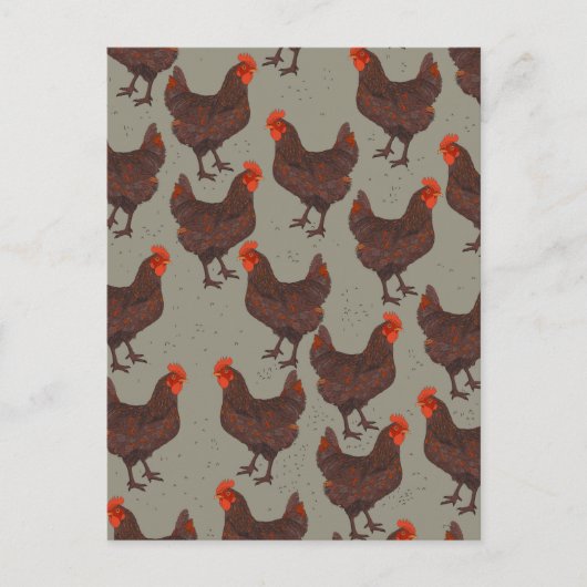 haan-boerenerf briefkaart (Voorkant)