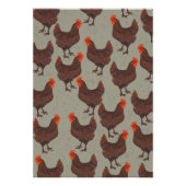 haan-boerenerf foto afdruk (Voorkant)