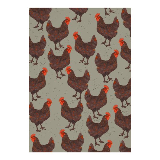 haan-boerenerf foto afdruk (Voorkant)