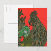 Haan Briefkaart (Voorkant / Achterkant)