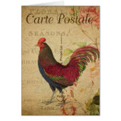  haan Briefkaart collage blanco binnen (Voorkant)