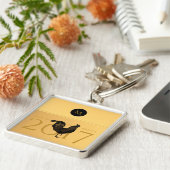  Haan Chinees Nieuwjaar 2017 Sleutelhanger 2 (Zijkant)