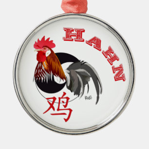Haan Chinees - Sterrenbeeld Ornament