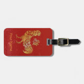 Haan Chinese Zodiac Horoscoop Constellatie Bagagelabel (Voorkant horizontaal)