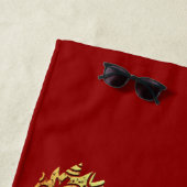 Haan Chinese Zodiac Horoscoop Constellatie Strandlaken (In situ)