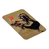 Haan en Hen van Ito Jakuchu Magneet (Rechterzijde)
