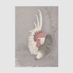 Haan en Kip van Ohara Koson Tissuepapier