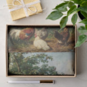 Haan en kippen van Carl Jutz Tissuepapier (Geschenk)