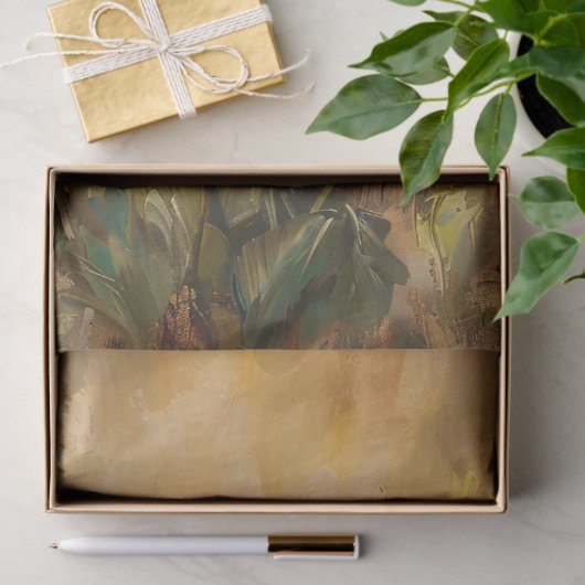 Haan en Zonnebloemen Olieverfschilderij Decoupage Tissuepapier (Geschenk)