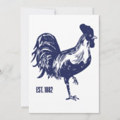 Haan Est. 1882 Kaart (Achterkant)