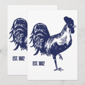 Haan Est. 1882 Kaart (Voorkant / Achterkant)