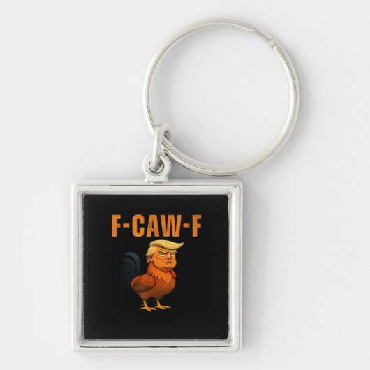 Haan F-Caw-F Anti Klassiek Sleutelhanger (Voorkant)