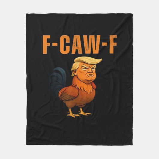 Haan F-Caw-F Anti Klassieker Fleece Deken (Voorkant)
