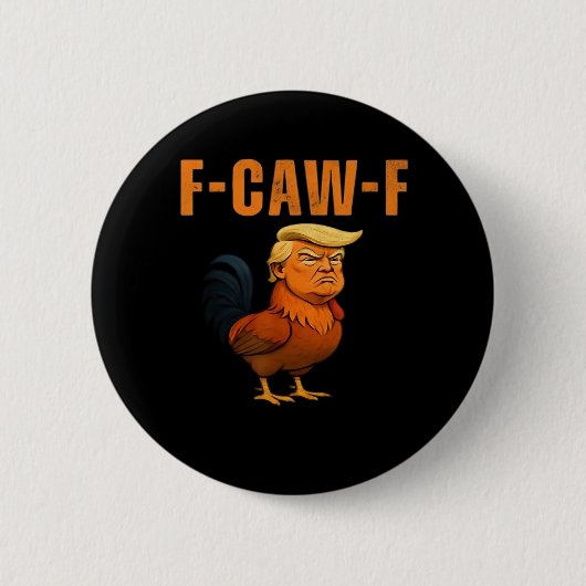 Haan F-Caw-F Anti Klassieker Ronde Button 5,7 Cm (Voorkant)