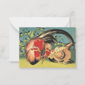 Haan Familie Fine Art Notitiekaartje (Voorkant)