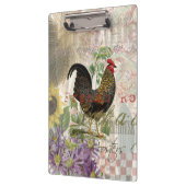  haan Franse collage Boerderij Pet Klembord (Links)