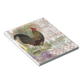 haan Franse collage Boerderij Pet Notitieblok (Schuin)