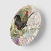  haan Franse collage Boerderij Pet Ronde Klok (Hoek)