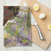  haan Franse collage Boerderij Pet Theedoek (Quarter Fold)