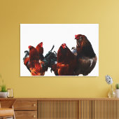 Haan Gang Kip Fotografische Kunst Canvas Afdruk (Insitu (Woonkamer))