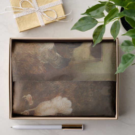 Haan, Hens en Chicks Schilderen Tissuepapier (Geschenk)