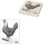 Haan Illustratie - Links naar voren Rubberstempel (Gestempeld)