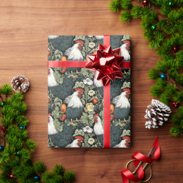 Haan in de Groene Tuin William Morris Style Cadeaupapier