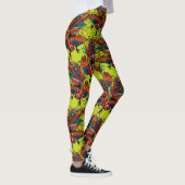 haan - inktchartreuse leggings (Rechts)