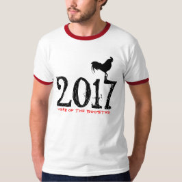  Haan Jaar 2017 grafisch T-shirt