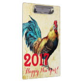  Haan Jaar 2017 Groet in het Vietnamees Klembord (Rechts)