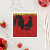 Haan Jaar 2017 Papier servet 1 (Insitu)