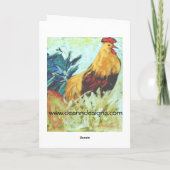 haan kaart (Achterkant)