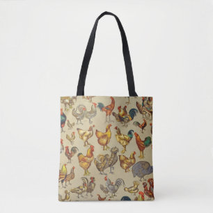 Haan Kip Boerderij Dier Pluimvee Land Tote Bag