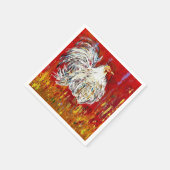 Haan Kip Cocktail servetten (Hoek)