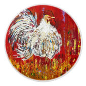 Haan Kip Keramische Knob Pull Keramische Knop (Voorkant)