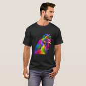 Haan Kip Multicolor T-shirt (Voorkant volledig)