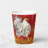 Haan Kip Papier Cups Papieren Bekers (Achterkant)