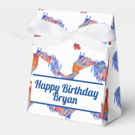 Haan Kip Verjaardag Dier Cake Favor Box Bedankdoosjes