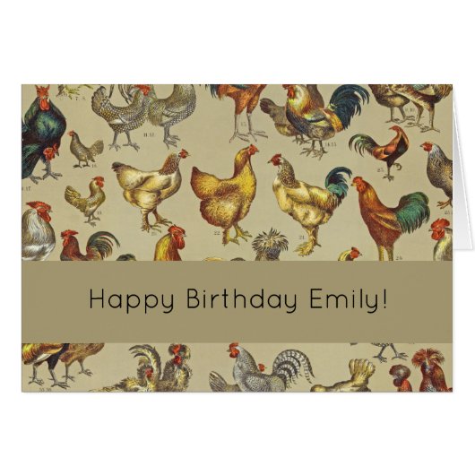 haan kippendier Boerderij landdier (Voorkant Horizontaal)