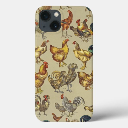 haan kippendier Boerderij landdier Case-Mate iPhone Case (Achterkant)