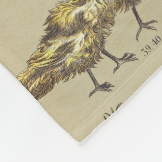 haan kippendier Boerderij landdier Fleece Deken (Hoek)