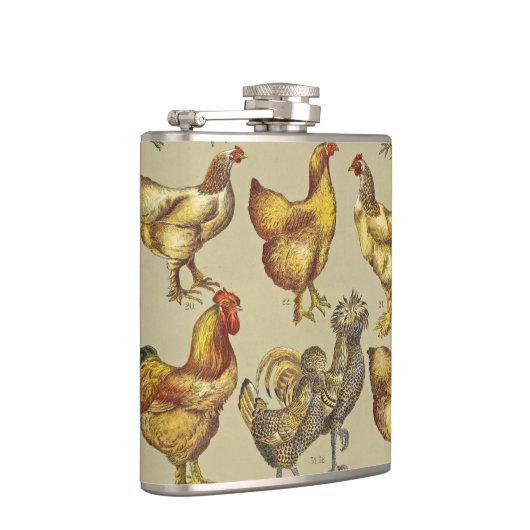 haan kippendier Boerderij landdier Heupfles (Rechts)