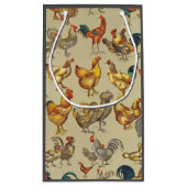 haan kippendier Boerderij landdier Klein Cadeauzakje (Achterkant)