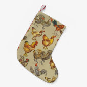 haan kippendier Boerderij landdier Kleine Kerstsok (Voorkant (Hangend))